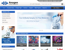 Tablet Screenshot of anogen.net